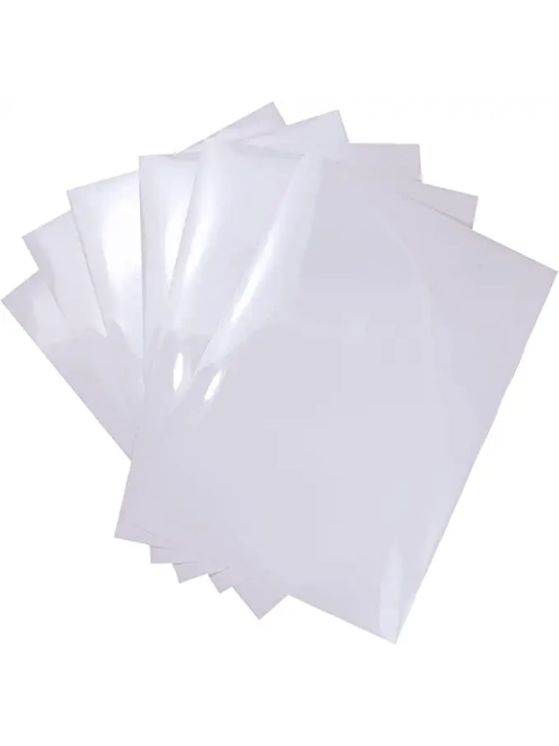 Vinil Inkjet Imprimible 20 hojas A4 Blanco Glossy