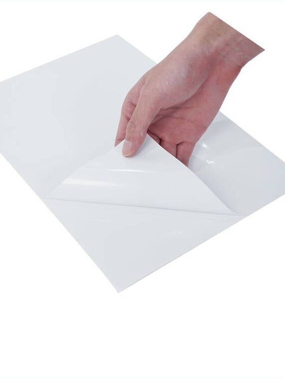 Vinil Sublimable Blanco Glossy A4 – Para Stickers Personalizados