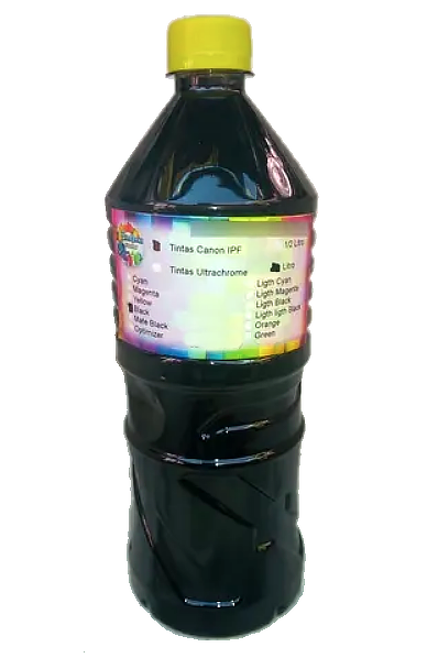 Tinta Negra ploter canon modelos IPF 1 litro