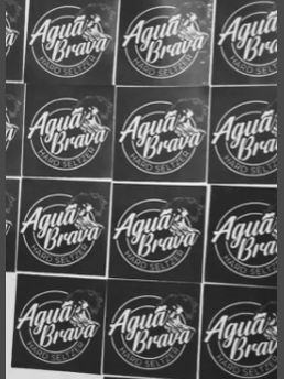 Vinil Inkjet SemiTransparente 21cm x 10mts contra agua