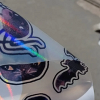 Vinil Inkjet Semitransparente holograma 21cm x 10mts