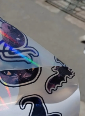 Vinil Inkjet Semitransparente holograma 21cm x 10mts