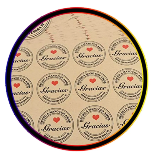 Papel Kraft Adhesivo Imprimible 21cm x 10mts